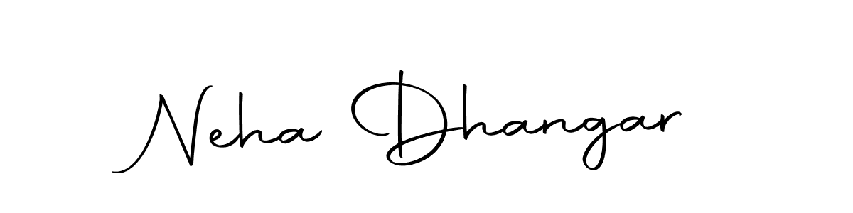 Use a signature maker to create a handwritten signature online. With this signature software, you can design (Autography-DOLnW) your own signature for name Neha Dhangar. Neha Dhangar signature style 10 images and pictures png