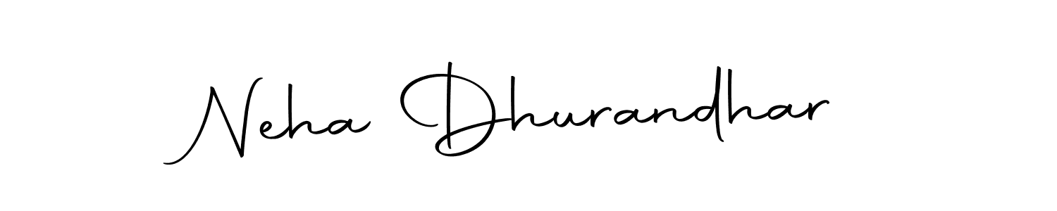 Make a short Neha Dhurandhar signature style. Manage your documents anywhere anytime using Autography-DOLnW. Create and add eSignatures, submit forms, share and send files easily. Neha Dhurandhar signature style 10 images and pictures png