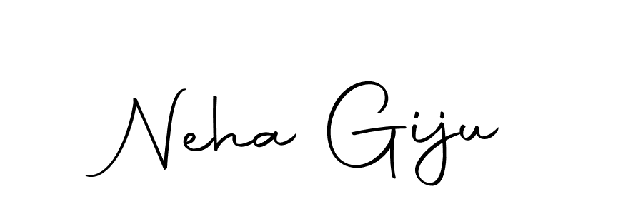 Make a short Neha Giju signature style. Manage your documents anywhere anytime using Autography-DOLnW. Create and add eSignatures, submit forms, share and send files easily. Neha Giju signature style 10 images and pictures png