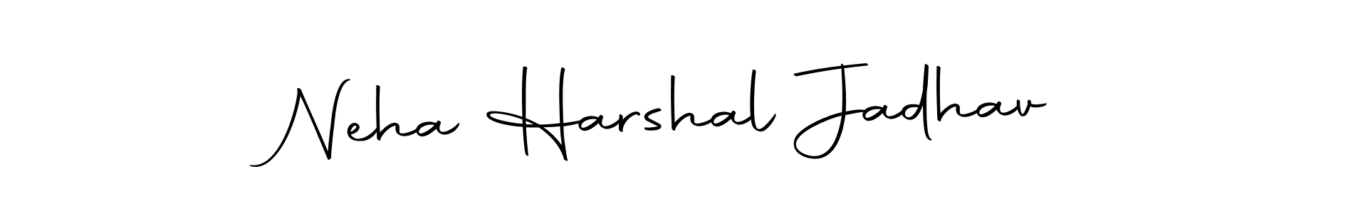 Make a beautiful signature design for name Neha Harshal Jadhav. Use this online signature maker to create a handwritten signature for free. Neha Harshal Jadhav signature style 10 images and pictures png