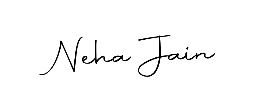 Design your own signature with our free online signature maker. With this signature software, you can create a handwritten (Autography-DOLnW) signature for name Neha Jain. Neha Jain signature style 10 images and pictures png