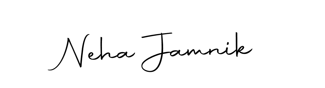Here are the top 10 professional signature styles for the name Neha Jamnik. These are the best autograph styles you can use for your name. Neha Jamnik signature style 10 images and pictures png