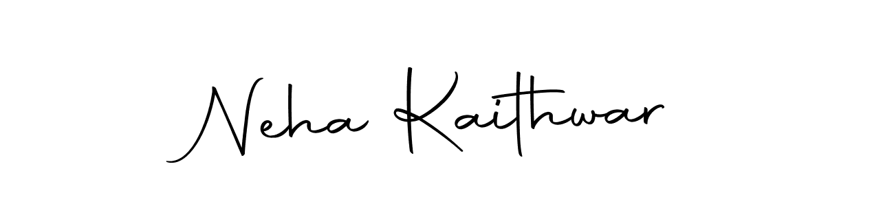 How to make Neha Kaithwar name signature. Use Autography-DOLnW style for creating short signs online. This is the latest handwritten sign. Neha Kaithwar signature style 10 images and pictures png