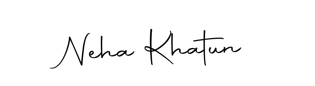 How to make Neha Khatun name signature. Use Autography-DOLnW style for creating short signs online. This is the latest handwritten sign. Neha Khatun signature style 10 images and pictures png