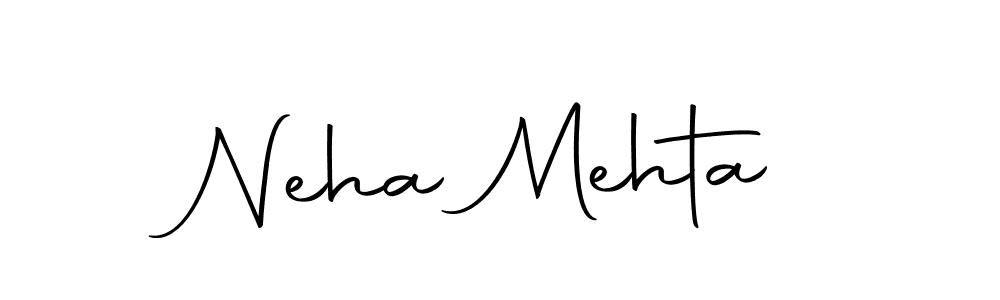 Create a beautiful signature design for name Neha Mehta. With this signature (Autography-DOLnW) fonts, you can make a handwritten signature for free. Neha Mehta signature style 10 images and pictures png