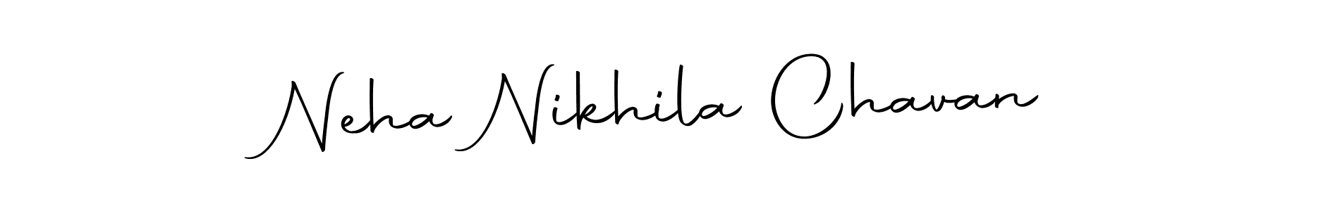 Make a short Neha Nikhila Chavan signature style. Manage your documents anywhere anytime using Autography-DOLnW. Create and add eSignatures, submit forms, share and send files easily. Neha Nikhila Chavan signature style 10 images and pictures png