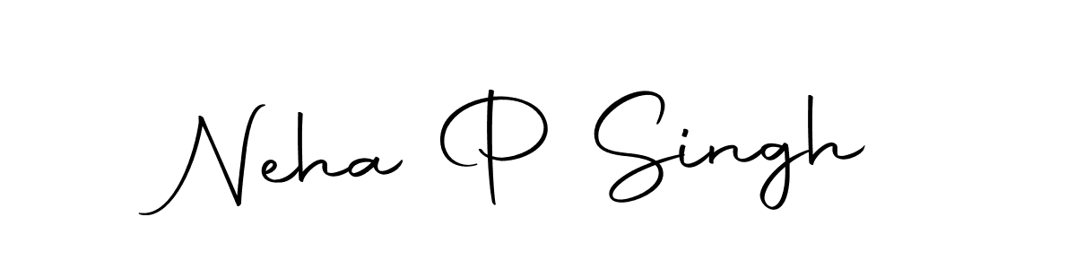 Make a beautiful signature design for name Neha P Singh. With this signature (Autography-DOLnW) style, you can create a handwritten signature for free. Neha P Singh signature style 10 images and pictures png