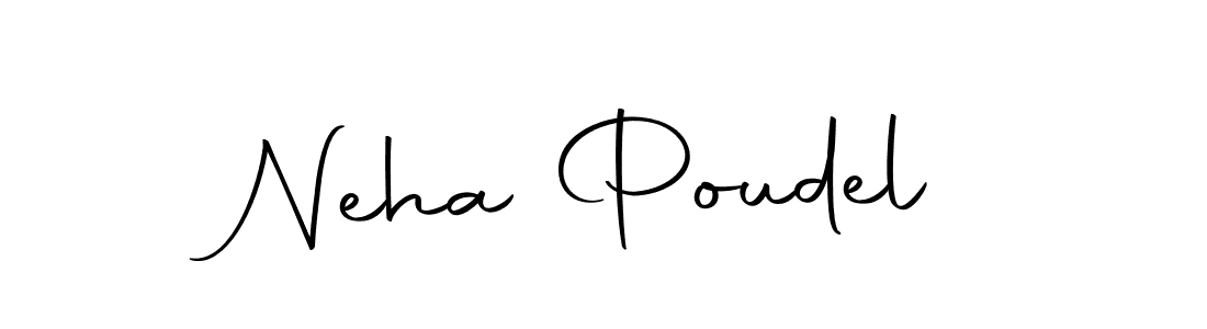 The best way (Autography-DOLnW) to make a short signature is to pick only two or three words in your name. The name Neha Poudel include a total of six letters. For converting this name. Neha Poudel signature style 10 images and pictures png