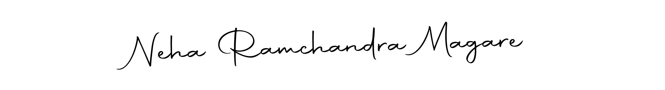 Neha Ramchandra Magare stylish signature style. Best Handwritten Sign (Autography-DOLnW) for my name. Handwritten Signature Collection Ideas for my name Neha Ramchandra Magare. Neha Ramchandra Magare signature style 10 images and pictures png