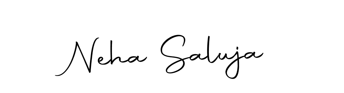 Use a signature maker to create a handwritten signature online. With this signature software, you can design (Autography-DOLnW) your own signature for name Neha Saluja. Neha Saluja signature style 10 images and pictures png