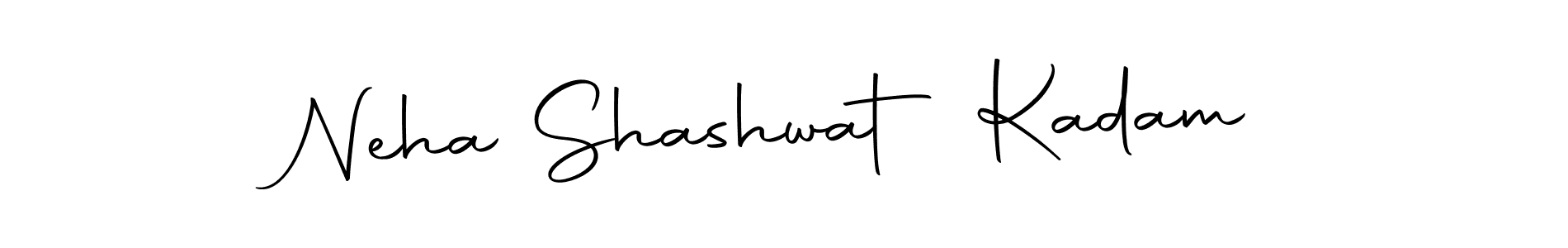 How to make Neha Shashwat Kadam name signature. Use Autography-DOLnW style for creating short signs online. This is the latest handwritten sign. Neha Shashwat Kadam signature style 10 images and pictures png