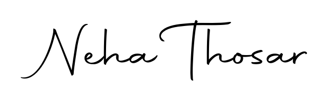 Personalize your online presence with Neha Thosar signature rendered in elegant Autography-DOLnW font. Great for website footers and blogs. Neha Thosar signature style 10 images and pictures png