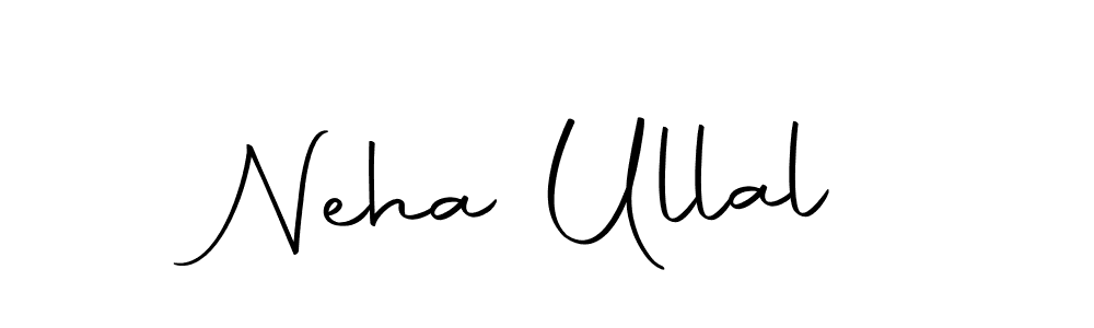 Design your own signature with our free online signature maker. With this signature software, you can create a handwritten (Autography-DOLnW) signature for name Neha Ullal. Neha Ullal signature style 10 images and pictures png