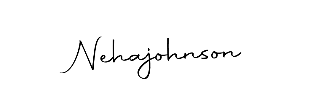 How to make Nehajohnson name signature. Use Autography-DOLnW style for creating short signs online. This is the latest handwritten sign. Nehajohnson signature style 10 images and pictures png