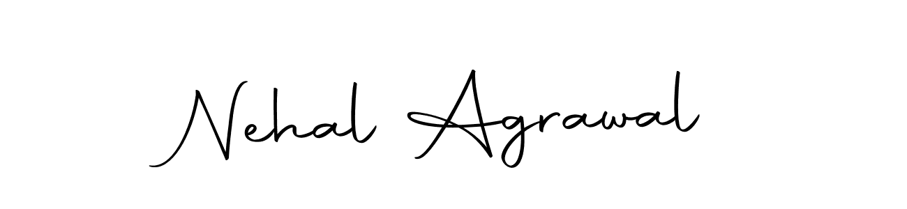 You should practise on your own different ways (Autography-DOLnW) to write your name (Nehal Agrawal) in signature. don't let someone else do it for you. Nehal Agrawal signature style 10 images and pictures png