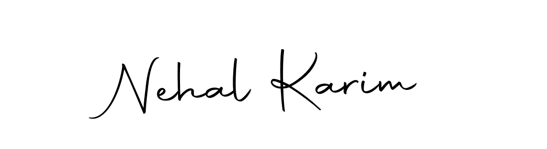 Autography-DOLnW is a professional signature style that is perfect for those who want to add a touch of class to their signature. It is also a great choice for those who want to make their signature more unique. Get Nehal Karim name to fancy signature for free. Nehal Karim signature style 10 images and pictures png