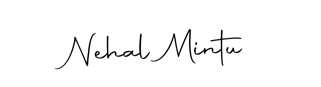Make a beautiful signature design for name Nehal Mintu. With this signature (Autography-DOLnW) style, you can create a handwritten signature for free. Nehal Mintu signature style 10 images and pictures png
