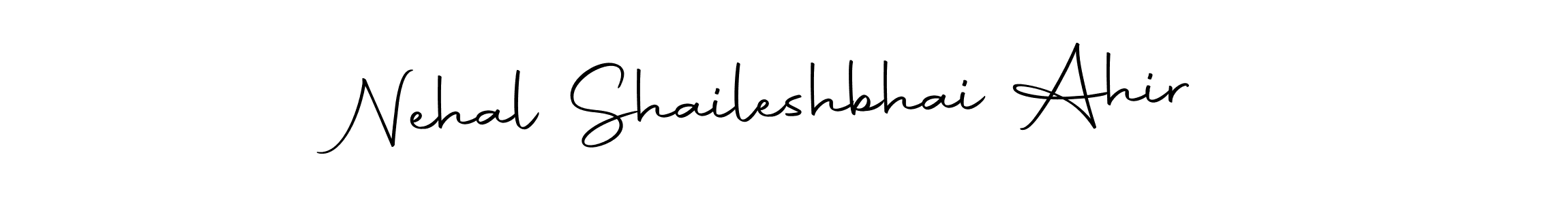 This is the best signature style for the Nehal Shaileshbhai Ahir name. Also you like these signature font (Autography-DOLnW). Mix name signature. Nehal Shaileshbhai Ahir signature style 10 images and pictures png