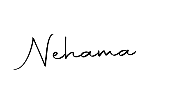 Make a beautiful signature design for name Nehama. With this signature (Autography-DOLnW) style, you can create a handwritten signature for free. Nehama signature style 10 images and pictures png