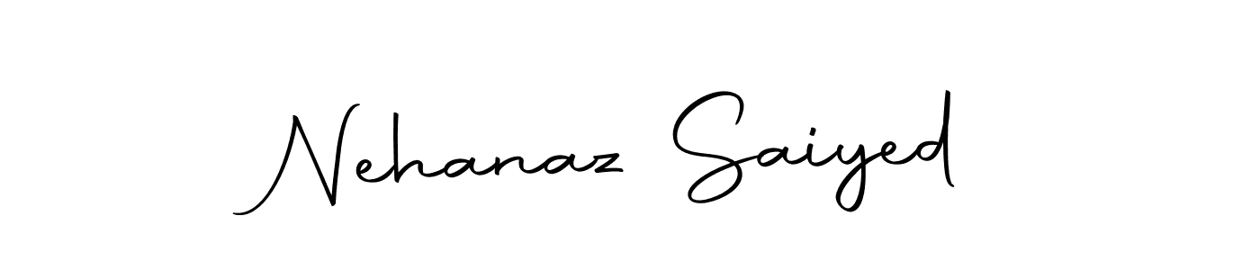 Nehanaz Saiyed stylish signature style. Best Handwritten Sign (Autography-DOLnW) for my name. Handwritten Signature Collection Ideas for my name Nehanaz Saiyed. Nehanaz Saiyed signature style 10 images and pictures png