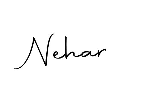 Make a beautiful signature design for name Nehar. With this signature (Autography-DOLnW) style, you can create a handwritten signature for free. Nehar signature style 10 images and pictures png
