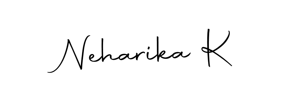 How to Draw Neharika K signature style? Autography-DOLnW is a latest design signature styles for name Neharika K. Neharika K signature style 10 images and pictures png