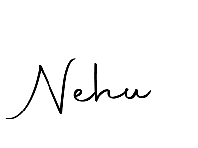 The best way (Autography-DOLnW) to make a short signature is to pick only two or three words in your name. The name Nehu include a total of six letters. For converting this name. Nehu signature style 10 images and pictures png