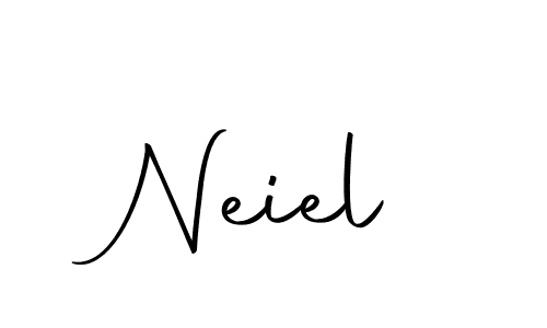You should practise on your own different ways (Autography-DOLnW) to write your name (Neiel) in signature. don't let someone else do it for you. Neiel signature style 10 images and pictures png