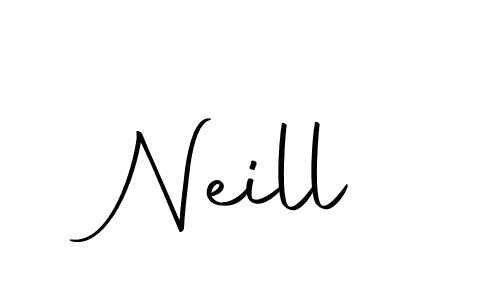 Use a signature maker to create a handwritten signature online. With this signature software, you can design (Autography-DOLnW) your own signature for name Neill. Neill signature style 10 images and pictures png