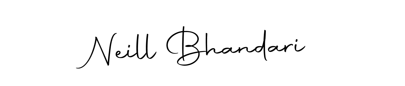 Also we have Neill Bhandari name is the best signature style. Create professional handwritten signature collection using Autography-DOLnW autograph style. Neill Bhandari signature style 10 images and pictures png