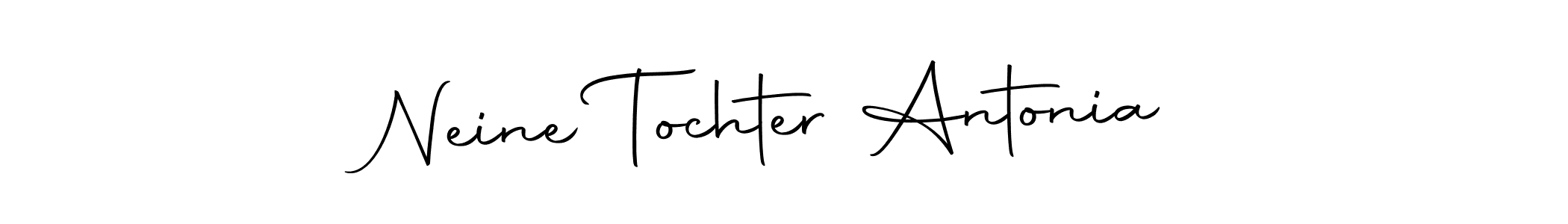 This is the best signature style for the Neine Tochter Antonia name. Also you like these signature font (Autography-DOLnW). Mix name signature. Neine Tochter Antonia signature style 10 images and pictures png