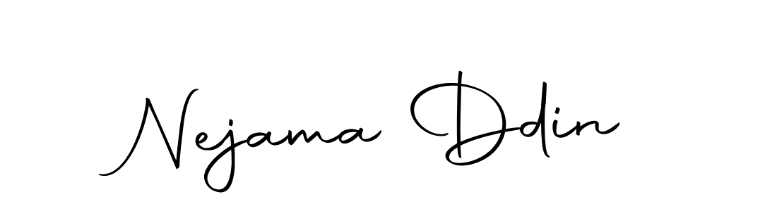 Create a beautiful signature design for name Nejama Ddin. With this signature (Autography-DOLnW) fonts, you can make a handwritten signature for free. Nejama Ddin signature style 10 images and pictures png