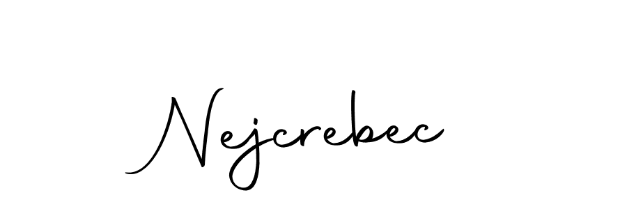 Make a beautiful signature design for name Nejcrebec. Use this online signature maker to create a handwritten signature for free. Nejcrebec signature style 10 images and pictures png