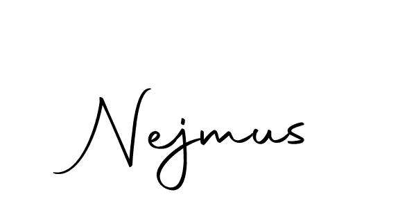 Design your own signature with our free online signature maker. With this signature software, you can create a handwritten (Autography-DOLnW) signature for name Nejmus. Nejmus signature style 10 images and pictures png