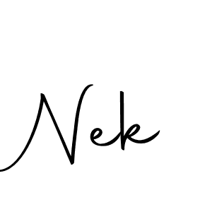 Similarly Autography-DOLnW is the best handwritten signature design. Signature creator online .You can use it as an online autograph creator for name Nek. Nek signature style 10 images and pictures png