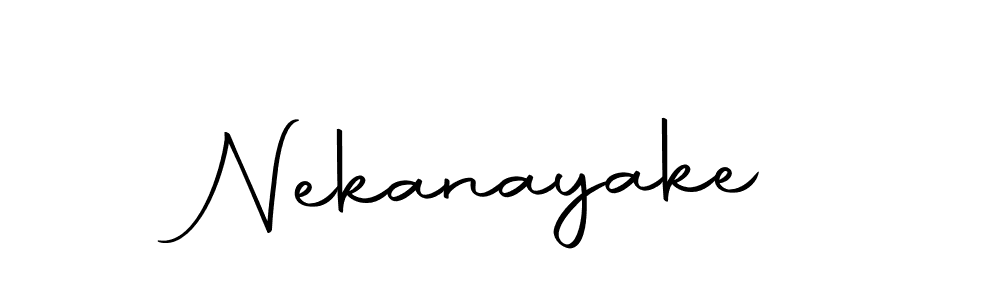 Nekanayake stylish signature style. Best Handwritten Sign (Autography-DOLnW) for my name. Handwritten Signature Collection Ideas for my name Nekanayake. Nekanayake signature style 10 images and pictures png