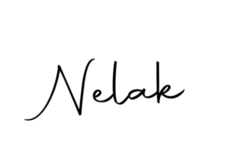 The best way (Autography-DOLnW) to make a short signature is to pick only two or three words in your name. The name Nelak include a total of six letters. For converting this name. Nelak signature style 10 images and pictures png