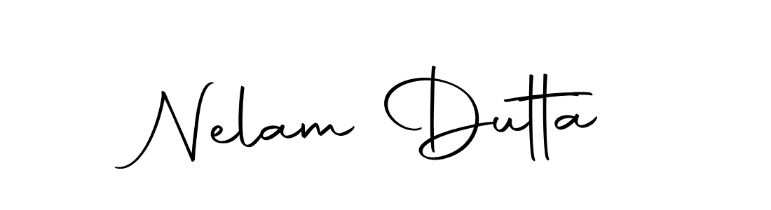 if you are searching for the best signature style for your name Nelam Dutta. so please give up your signature search. here we have designed multiple signature styles  using Autography-DOLnW. Nelam Dutta signature style 10 images and pictures png
