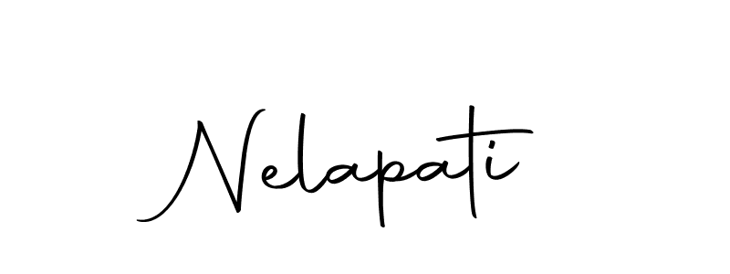 The best way (Autography-DOLnW) to make a short signature is to pick only two or three words in your name. The name Nelapati include a total of six letters. For converting this name. Nelapati signature style 10 images and pictures png