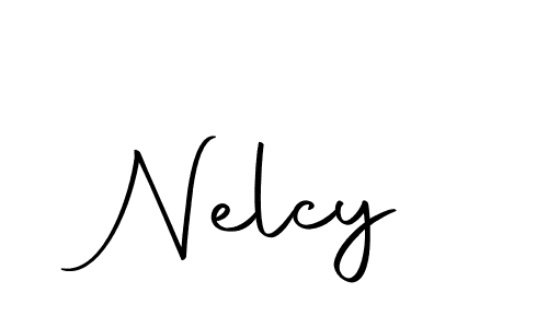 Nelcy stylish signature style. Best Handwritten Sign (Autography-DOLnW) for my name. Handwritten Signature Collection Ideas for my name Nelcy. Nelcy signature style 10 images and pictures png