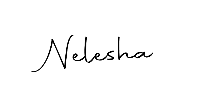 How to make Nelesha signature? Autography-DOLnW is a professional autograph style. Create handwritten signature for Nelesha name. Nelesha signature style 10 images and pictures png