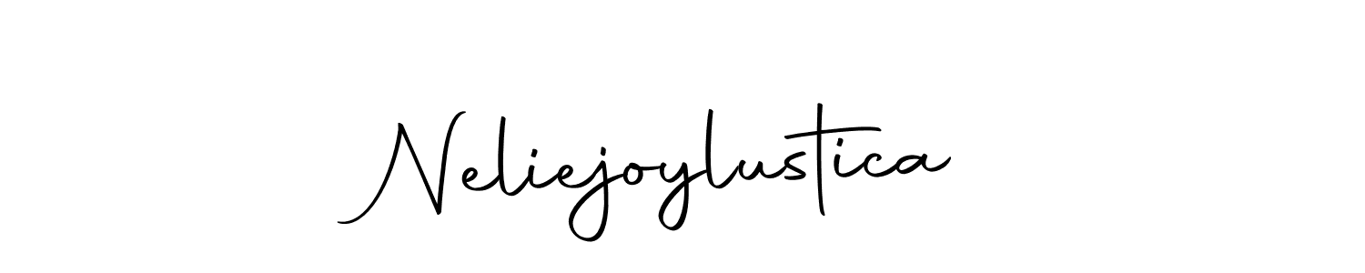 Make a beautiful signature design for name Neliejoylustica. Use this online signature maker to create a handwritten signature for free. Neliejoylustica signature style 10 images and pictures png