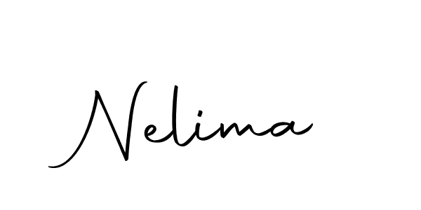 How to make Nelima signature? Autography-DOLnW is a professional autograph style. Create handwritten signature for Nelima name. Nelima signature style 10 images and pictures png