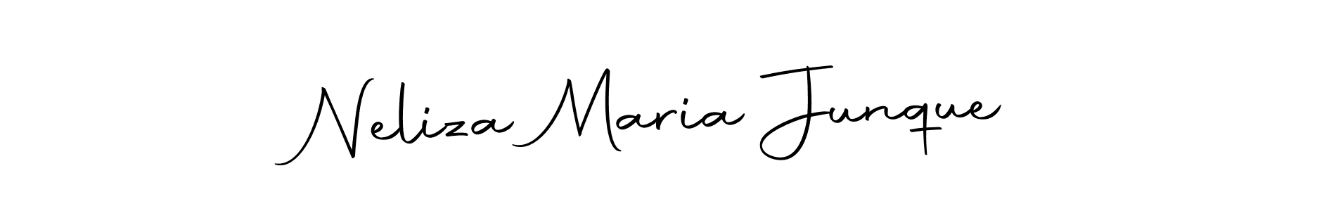 Design your own signature with our free online signature maker. With this signature software, you can create a handwritten (Autography-DOLnW) signature for name Neliza Maria Junque. Neliza Maria Junque signature style 10 images and pictures png