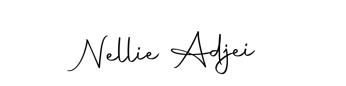 Similarly Autography-DOLnW is the best handwritten signature design. Signature creator online .You can use it as an online autograph creator for name Nellie Adjei. Nellie Adjei signature style 10 images and pictures png