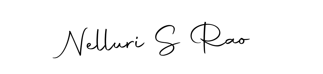 Make a beautiful signature design for name Nelluri S Rao. Use this online signature maker to create a handwritten signature for free. Nelluri S Rao signature style 10 images and pictures png