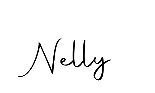How to make Nelly name signature. Use Autography-DOLnW style for creating short signs online. This is the latest handwritten sign. Nelly signature style 10 images and pictures png