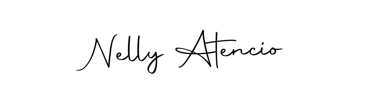 Create a beautiful signature design for name Nelly Atencio. With this signature (Autography-DOLnW) fonts, you can make a handwritten signature for free. Nelly Atencio signature style 10 images and pictures png
