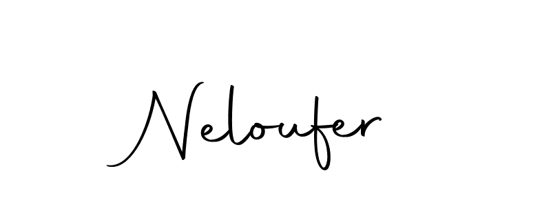 Neloufer stylish signature style. Best Handwritten Sign (Autography-DOLnW) for my name. Handwritten Signature Collection Ideas for my name Neloufer. Neloufer signature style 10 images and pictures png