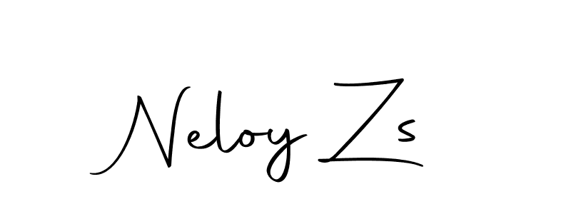 How to make Neloy Zs name signature. Use Autography-DOLnW style for creating short signs online. This is the latest handwritten sign. Neloy Zs signature style 10 images and pictures png